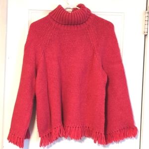 Tory Burch Alpaca, poly, wool turtleneck, size L